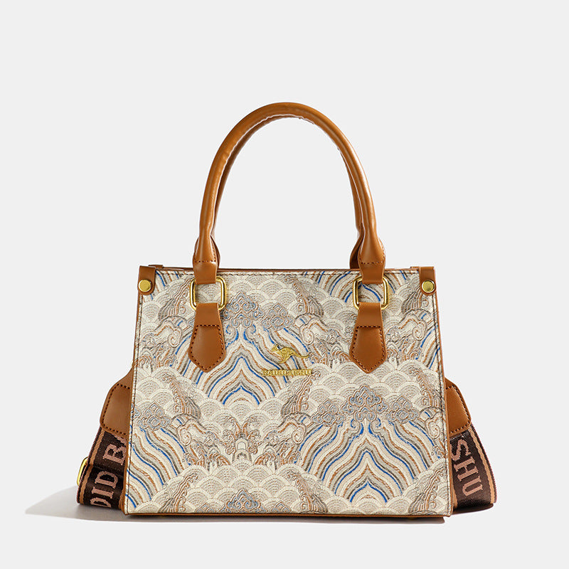 New bag texture printing Chinese style