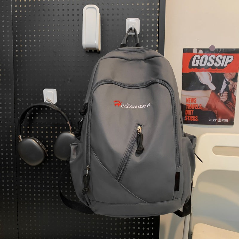 Simple backpack for high school students