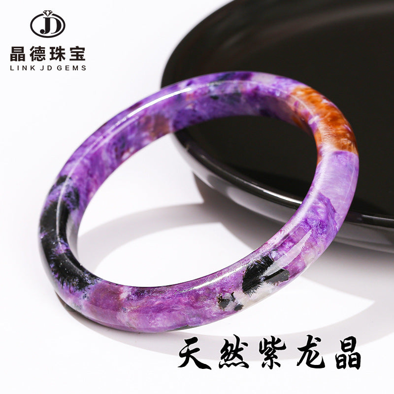 Natural purple dragon crystal bracelet