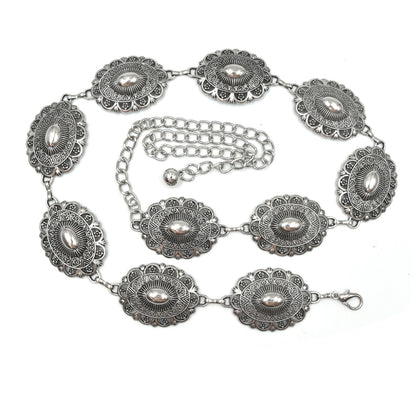 Versatile metal alloy waist chain fashion