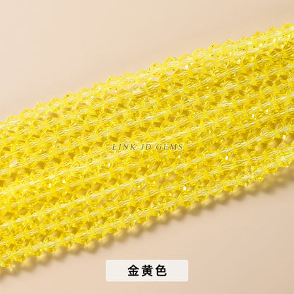 4Mm Czech crystal pointed beads rhombus glass beads loose beads