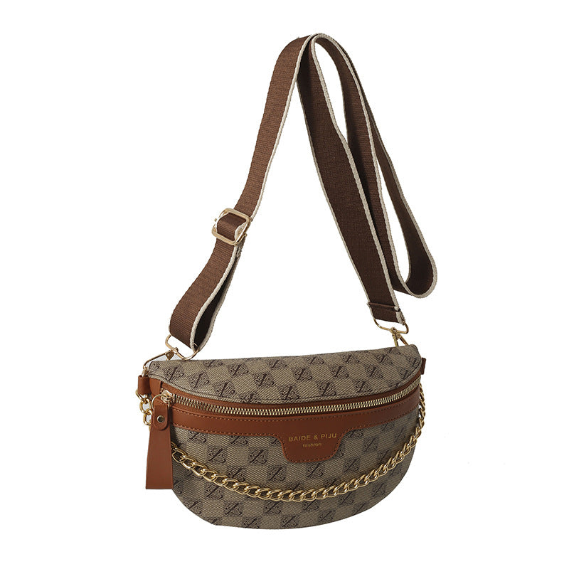 Women's breast bag trendy messenger bag