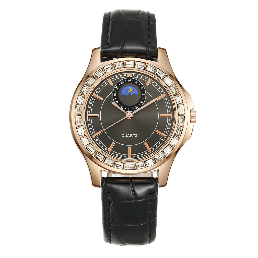 Business Leather Strap Non-Mechanical Watch Fashion Casual