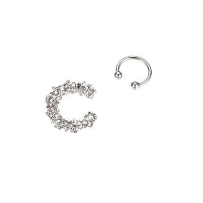 Non-pierced ear bone clip 2-piece set