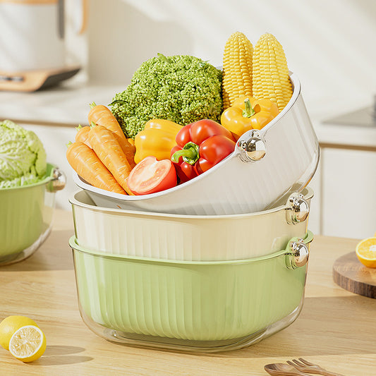 Double-Layer Strainer Basket Set