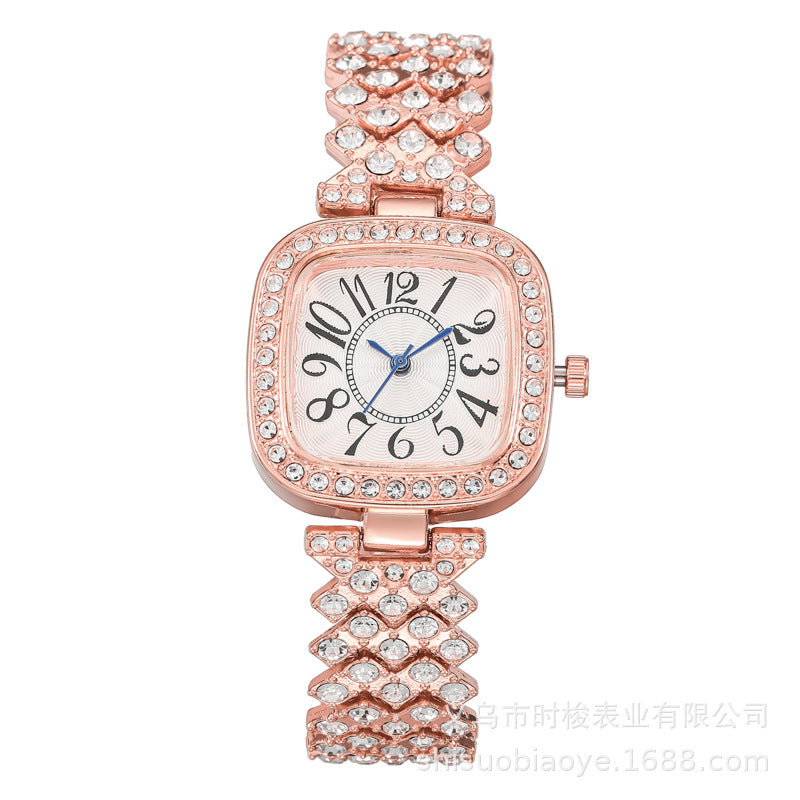 Square Rhinestone Women's Watch