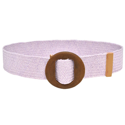 Women's canvas elastic belt