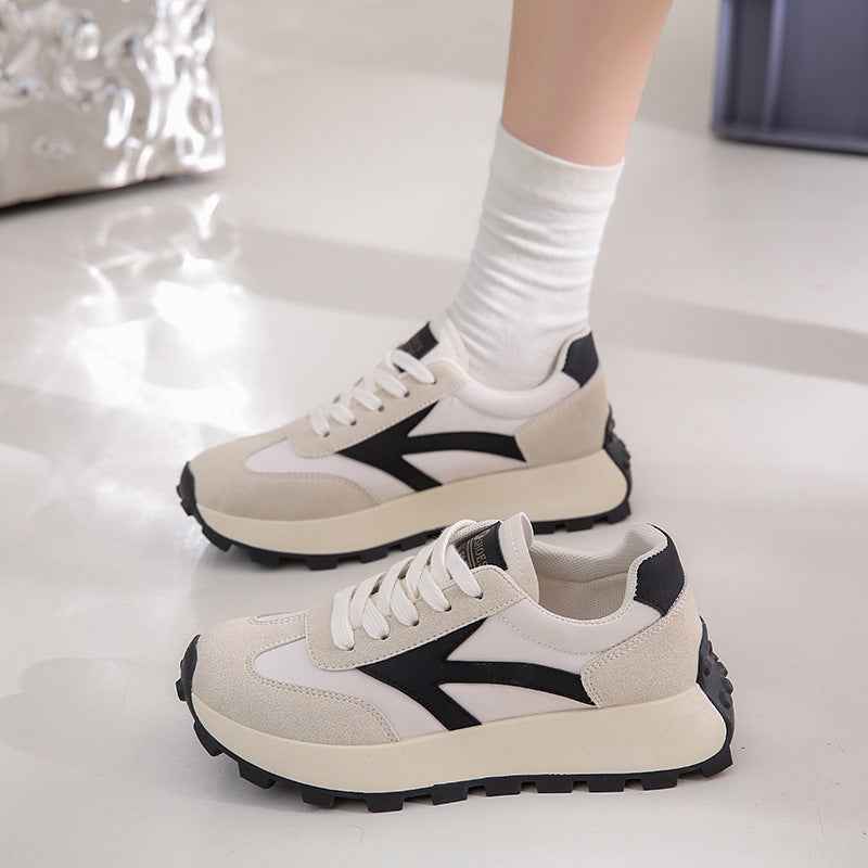 New autumn platform casual running thick-soled sneakers