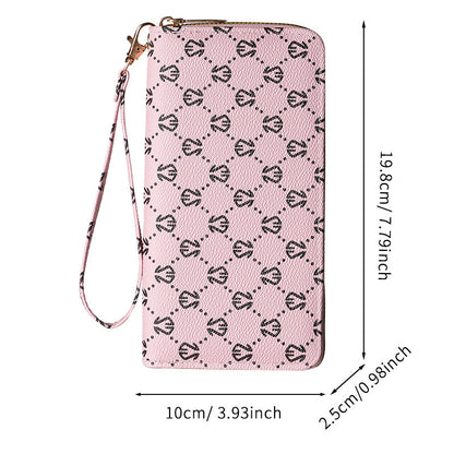 Printed mobile phone bag wallet