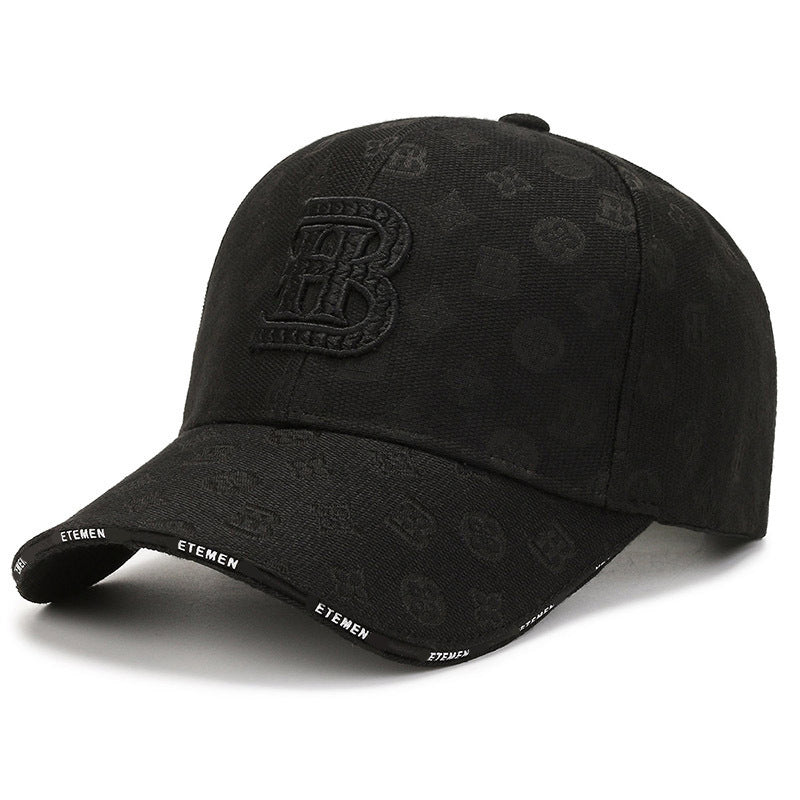 Extended Brim Korean Style Baseball Cap