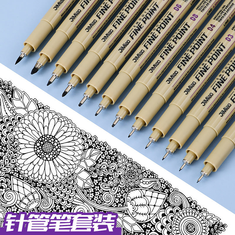 12-Line drawing pen waterproof