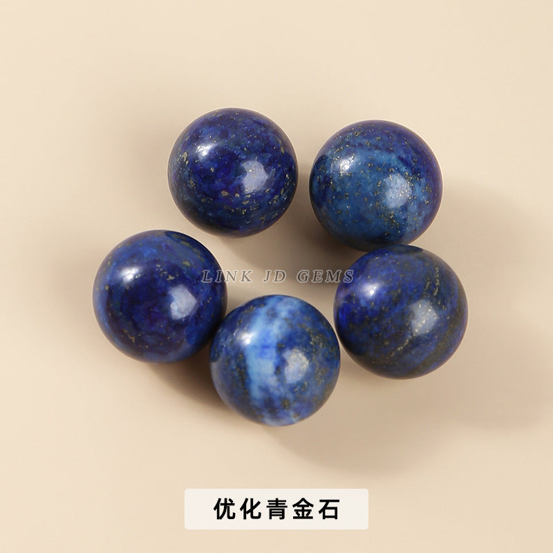 16Mm natural powder crystal ball non-porous beads round beads