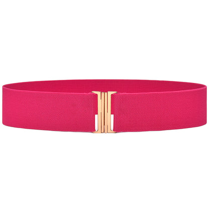 Wide waist seal elastic belt