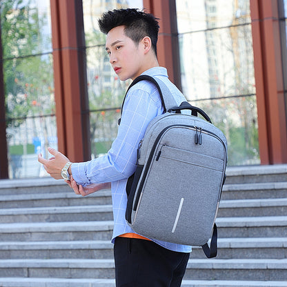 15.6-Inch casual multi-function USB charging schoolbag