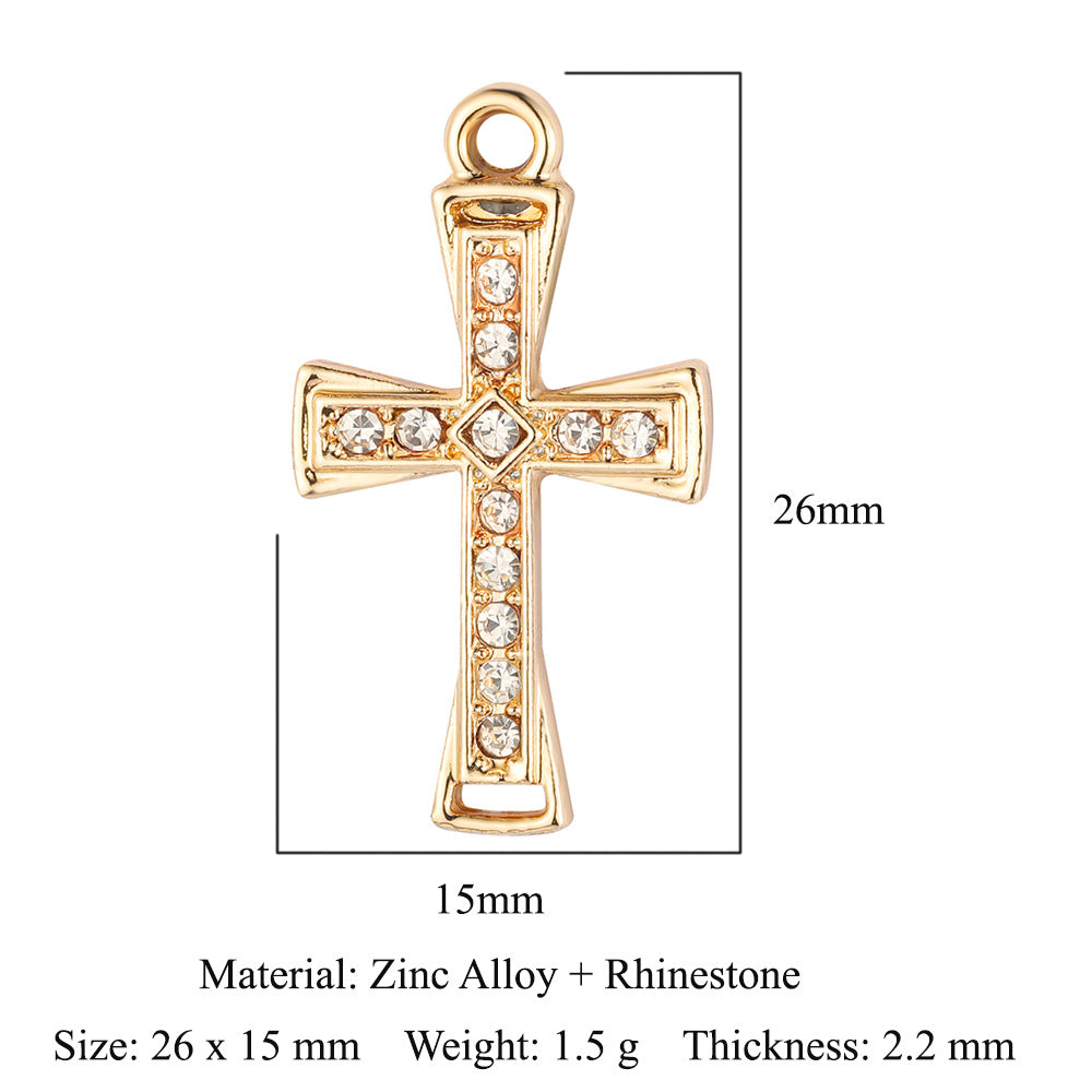 Alloy pendant dolphin snake cross