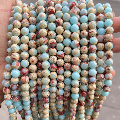 Natural stone loose beads mixed stone work in progress wholesale