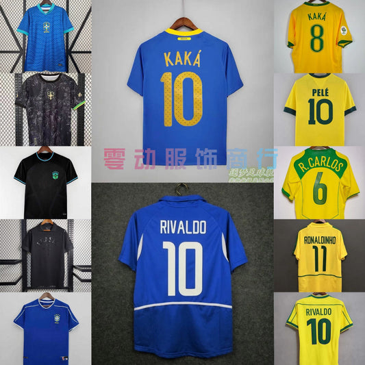 Brazil Ronaldo Kak¨¢ Neymar Home Away Training Jersey