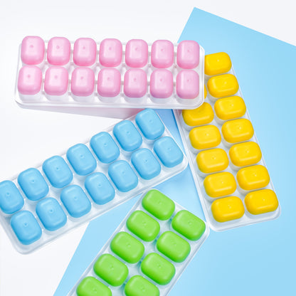 Candy Color 14-Cube Silicone Ice Tray