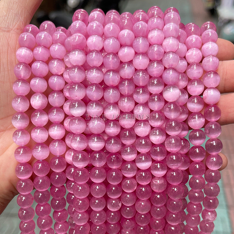 Rainbow gypsum stone loose beads