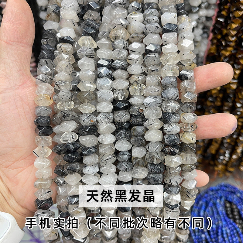 6 * 10Mm jade gravel angle of attack amorphous beads loose beads