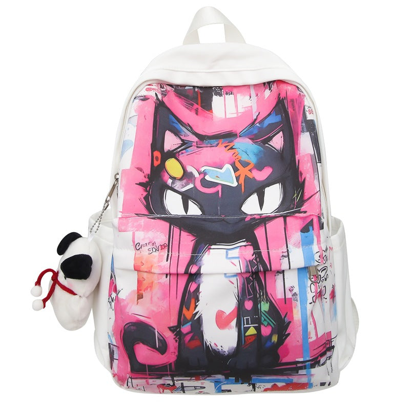 Graffiti comic school bag, backpack