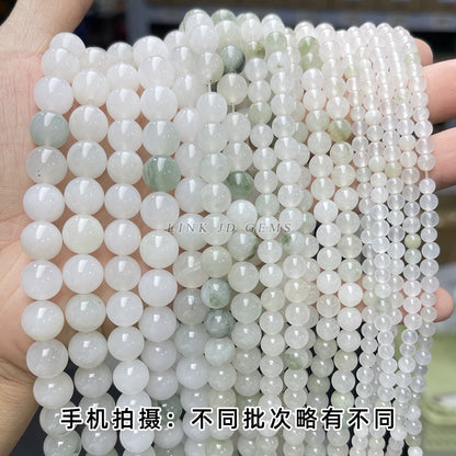 12Mm natural ice jade bamboo beads loose beads