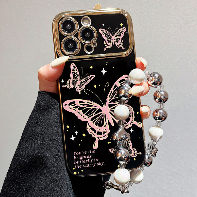 Apple 15 Pro Plated Window Butterfly Galaxy iPhone XR/13 Bracelet