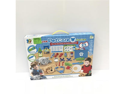 Children's Pretend Play Pet Doctor Toy Set Tools for Pretend Doctor Role-playing Games