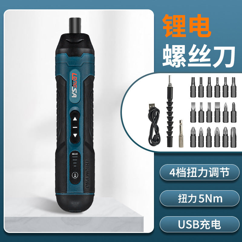 Torque adjustment straight shank 3.6V electric screwdriver