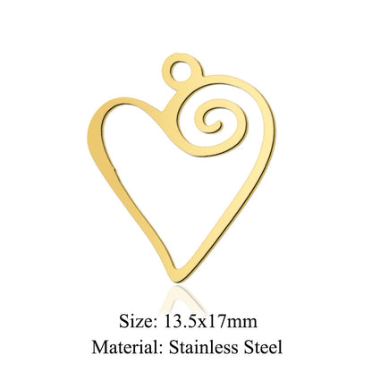 5 pcs/titanium-covered steel infinite symbol life tree love accessories