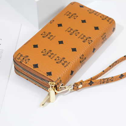 Multi-card portable and fashionable mobile phone bag