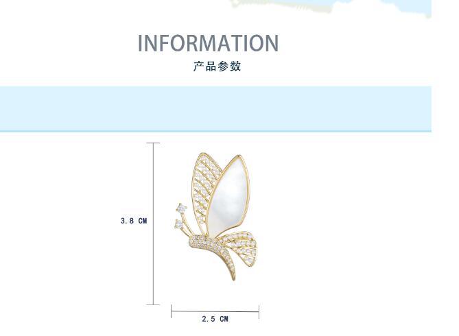 Butterfly brooch fashion temperament