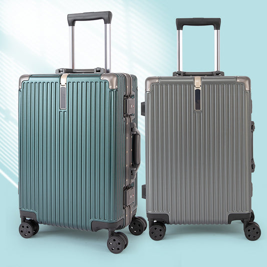 Aluminum frame suitcase is wear-resistant and anti-drop.