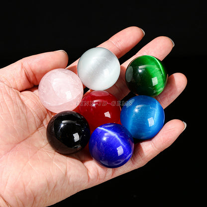 30Cm opal crystal ball powder crystal transparent glass beads