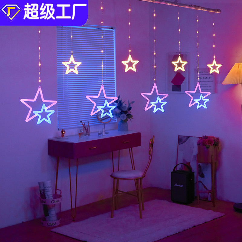 LED icicle light eight functions decorative curtain light