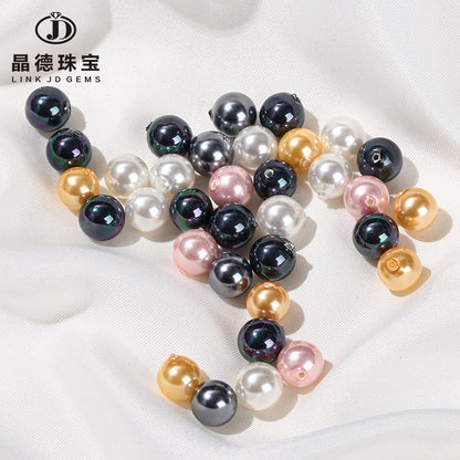 Bead half hole pearl DIY