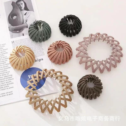 Nest hair ring bun maker