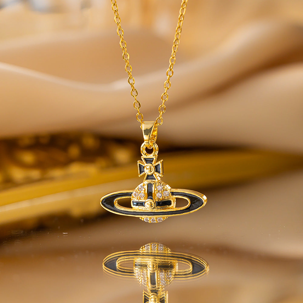 Queen Mother Saturn Necklace Female