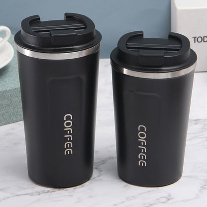 Stainless steel second-generation coffee thermos cup