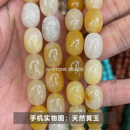 10 * 14Mm natural crystal agate drum beads loose beads