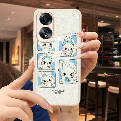 OPPO A58 Silicone Fun Anime Case Youth Trendy Creative Luxury