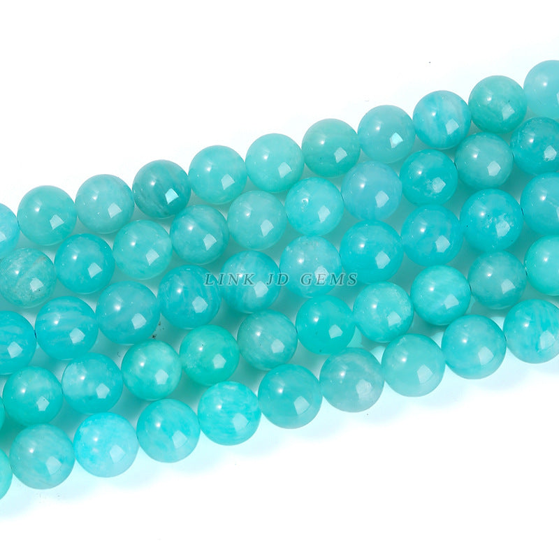 Natural ice Tianhe stone round beads loose beads