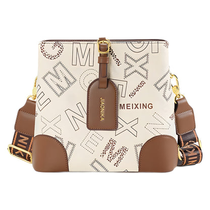 Vintage fashion handbag printed bag