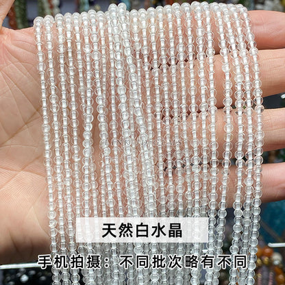 Very fine beads all kinds of crystal agate 2mm-3mm round beads