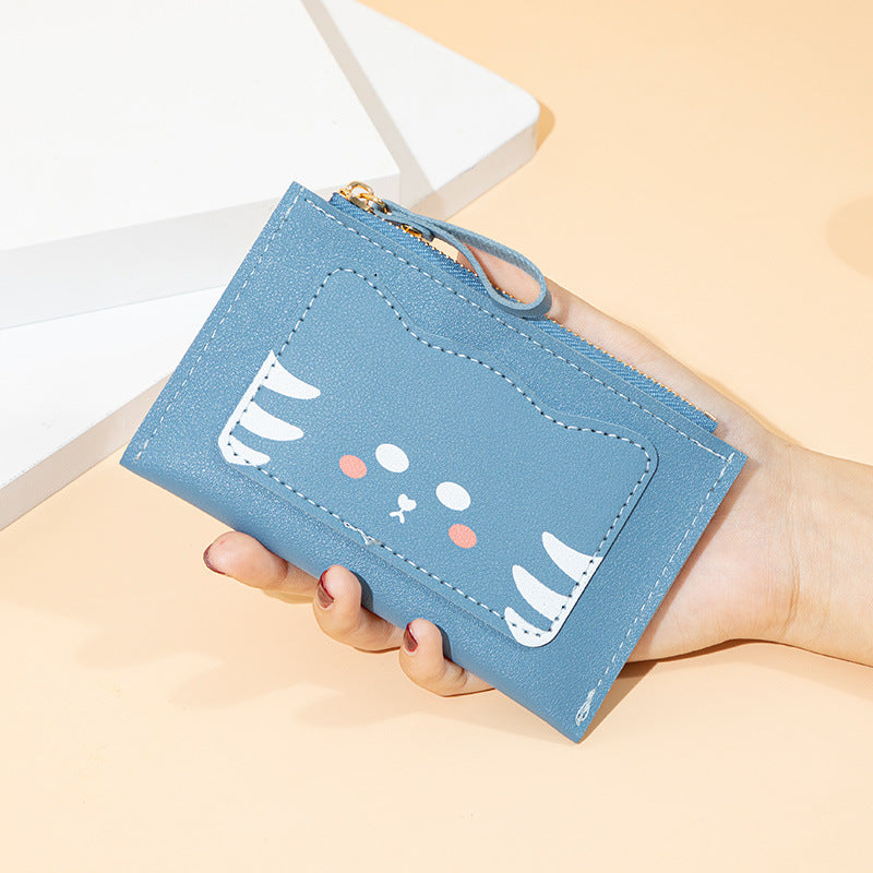 Cartoon cat multi-card card bag