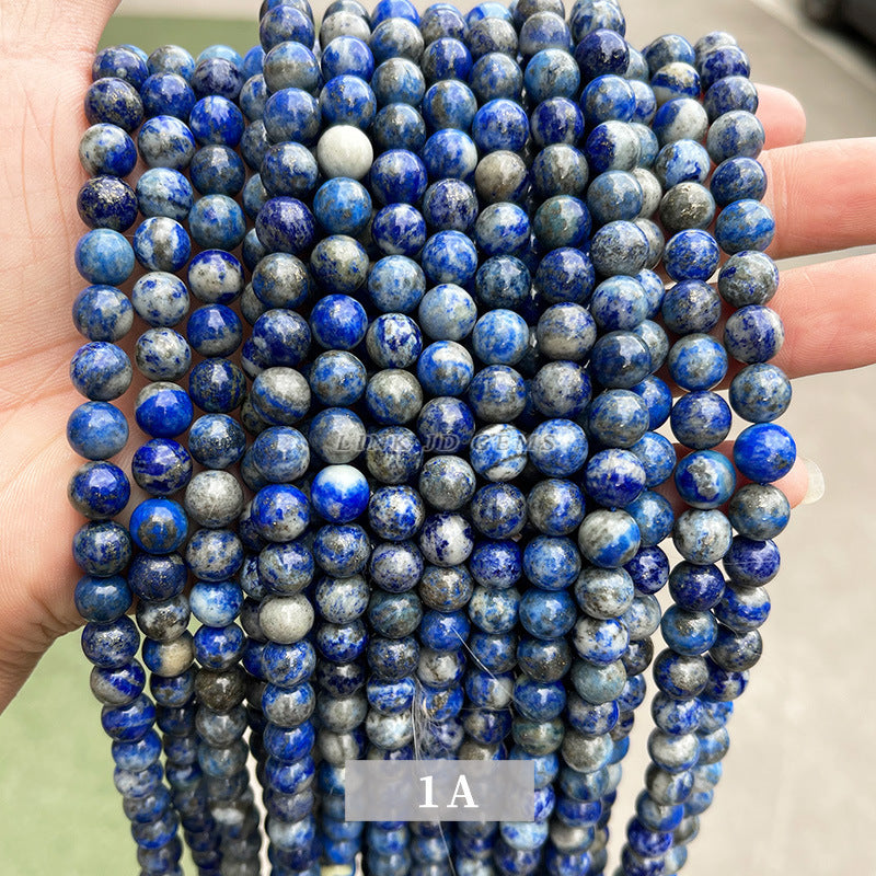 lapis lazuli loose bead jewelry accessories DIY