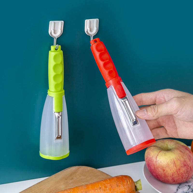 Stainless Steel Removable Storage Peeler with Barrel