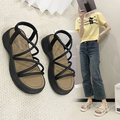 Platform-soled new sandals