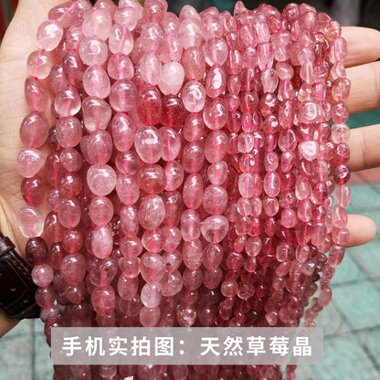 Crystal gravel conformal loose beads