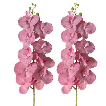 Single 9-head Phalaenopsis artificial flower